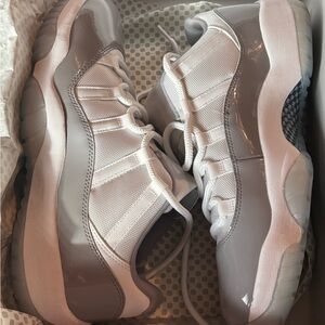 Jordan Retro 11 “Cement Grey” Low… Only tried on & worn once! SUPER CLEAN!!!